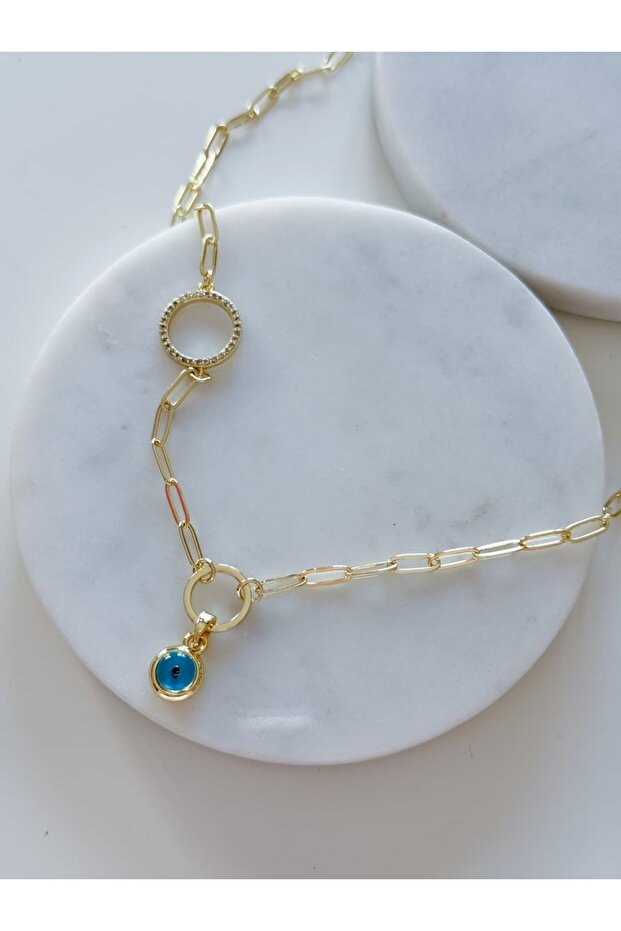 Special Series Evil Eye-Circle Necklace