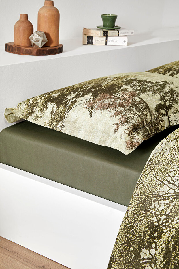 طقم غطاء لحاف مزدوج تان - 3