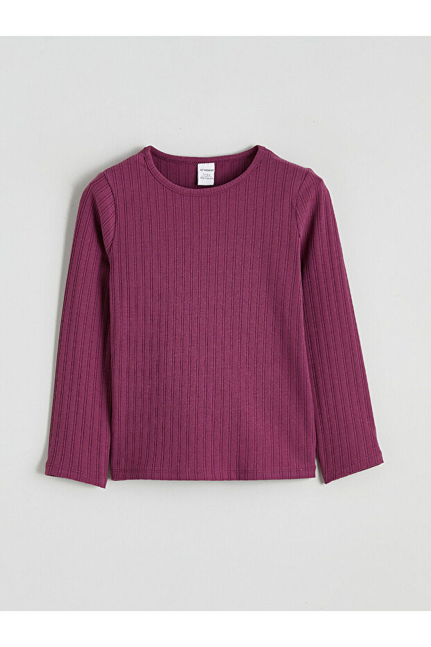 Long Sleeve Embroidered Girls' T-Shirt