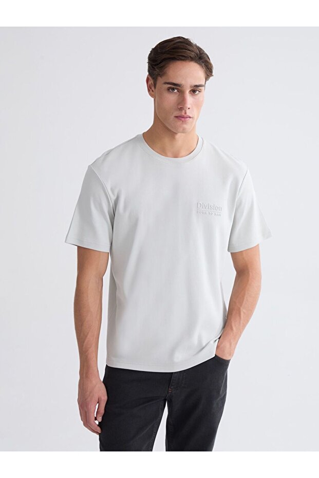 Lcwaikiki Classic Crew Neck Printed Men's T-Shirt