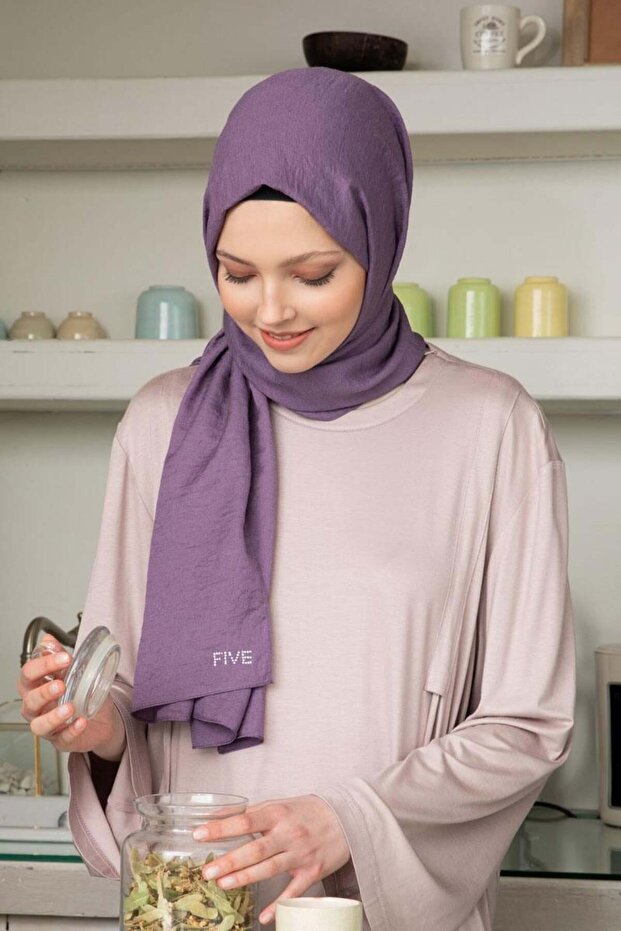 Lila Junset Şal - 1