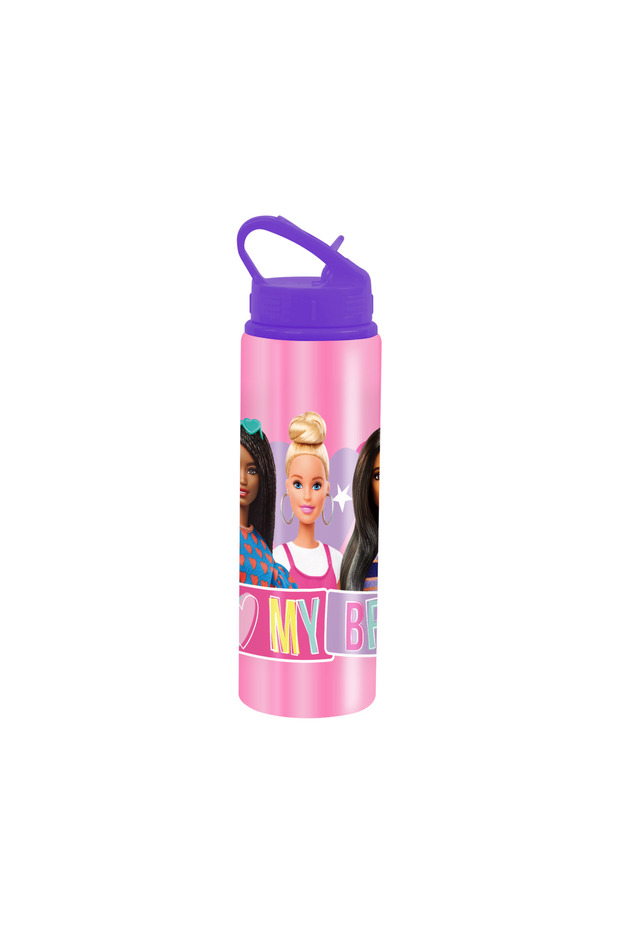 Aluminum Water Bottle for Kids-600ml, Leak-Proof Flip Lid, Lightweight & Durable