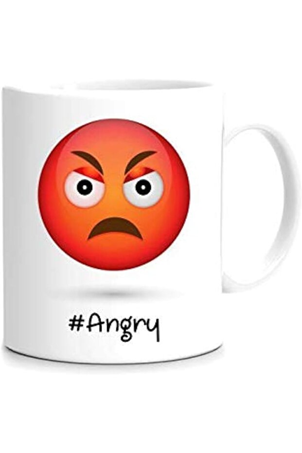 FMstyles Emojis Printed Mug (Angry)
