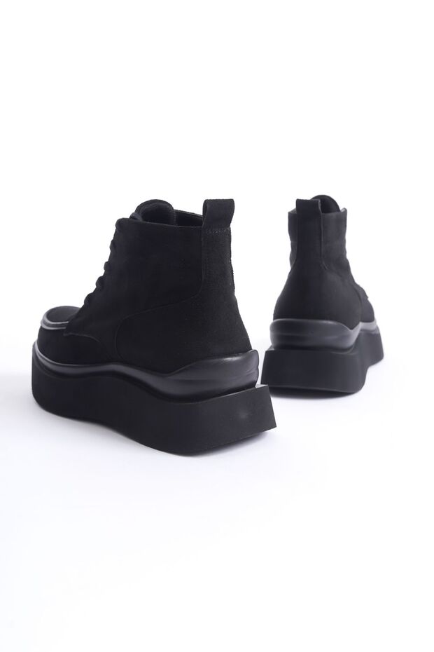 Kadın Bağcıklı Kalın Tabanlı Günlük Bot Floor - 6