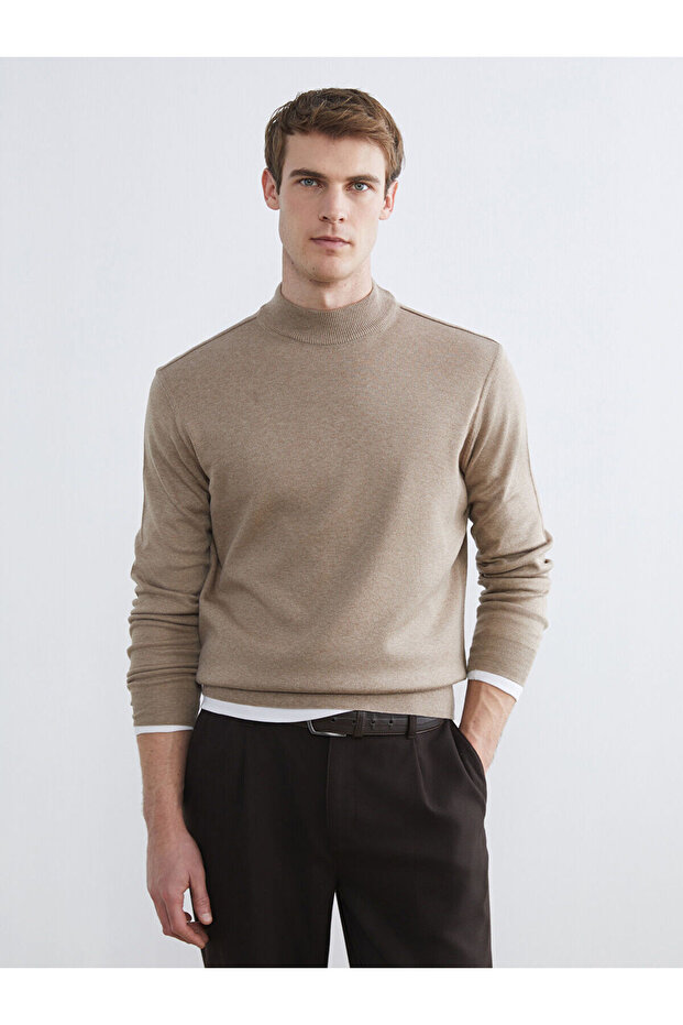 Özmarka New Season Half Turtleneck Men's Knitwear Sweater