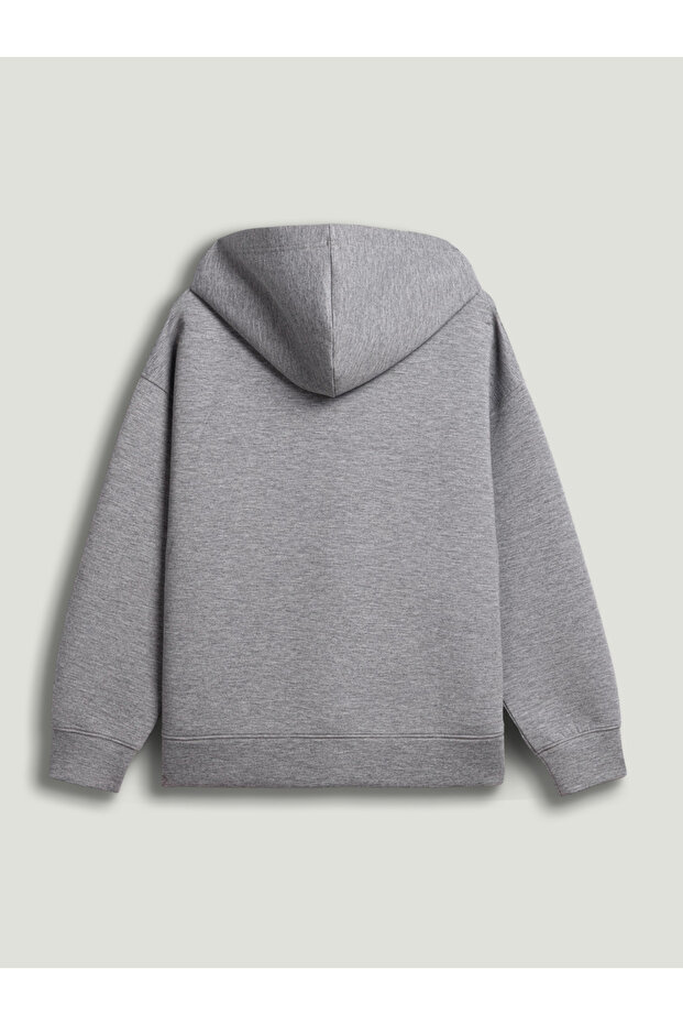 Kapüşonlu Logolu Sweatshirt - 7