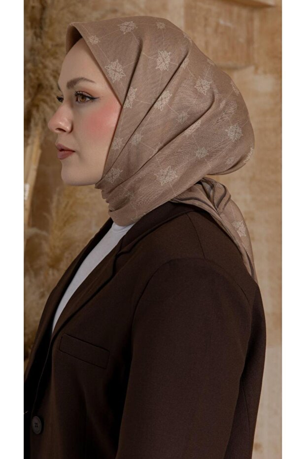 Soft Pamuk Eşarp Camel-2 - 1