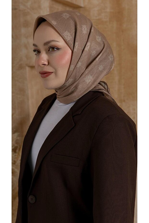 Soft Pamuk Eşarp Camel-2 - 3