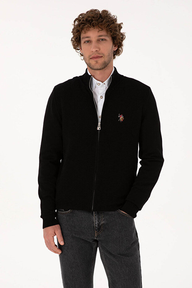 Gunner-Bsk25 Black Men's Cardigan 2227188