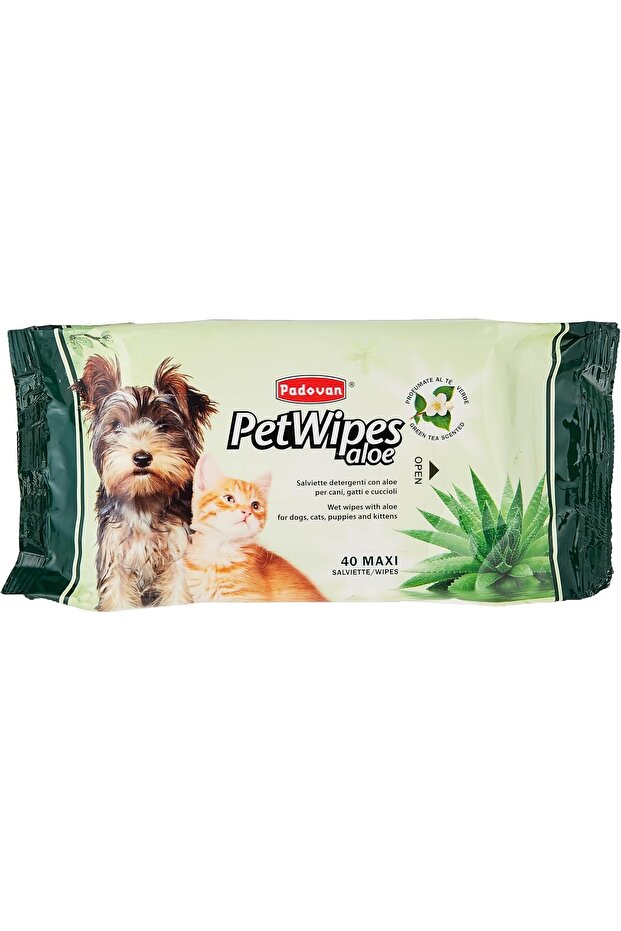Brit Pet Wipes Aloe, Hypoallergenic (40 Pcs) 8001254004624