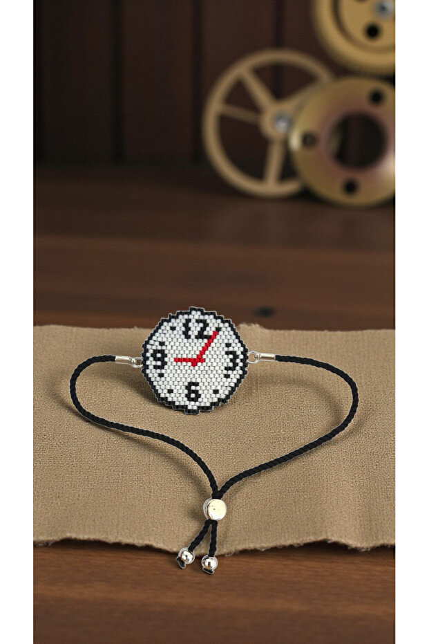 Miyuki Beads Handmade November 10Th Clock Ataturk Adjustable Bracelet 1