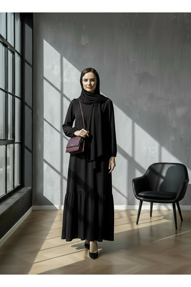 Women's Hijab Dress Long - with Pockets