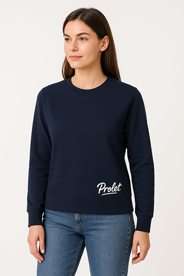 Kadın Basic Crewneck Sweatshirt