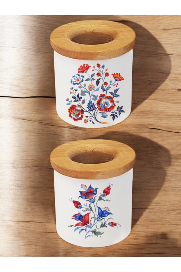 Pattern Theme 2-Piece Pen Holder - Office Gifts Pen Holder, Desk Top Pen Holder, Promotional Pen Holder
