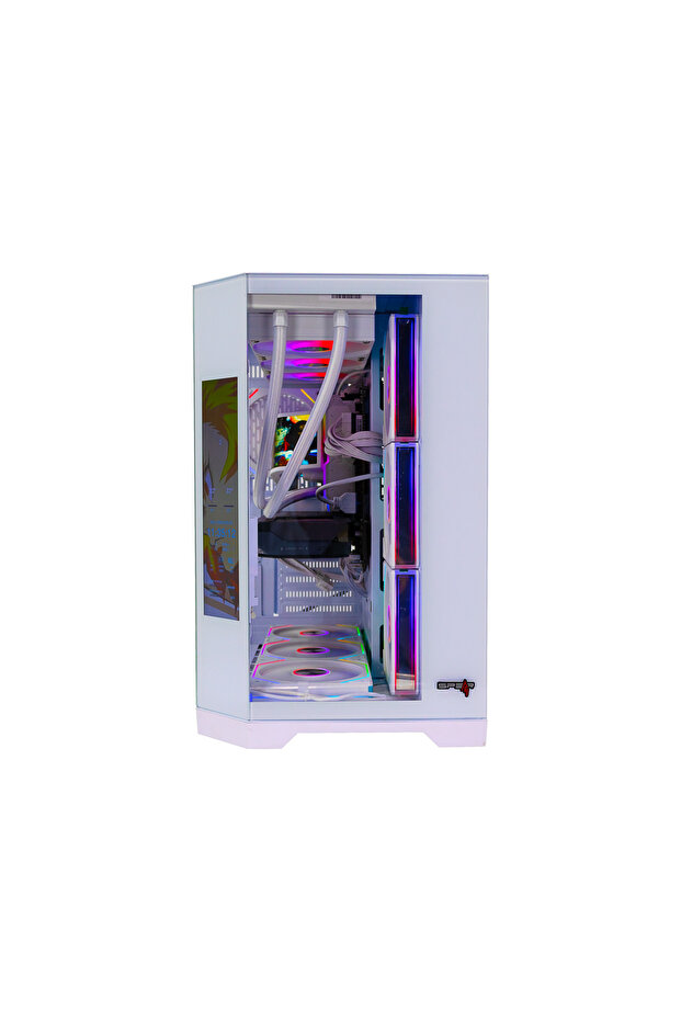 Gaming i5-14400F, RTX 5060 8GB Triple-Fan, 16GB DDR5, 1TB SSD, 360mm Curve, ARGB 7 Fans & Corner LCD - 3