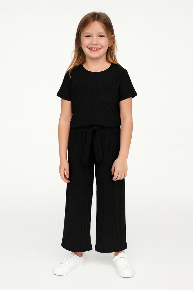 GIRLS' PAJAMA BOTTOMS ELASTIC WAIST COMFORT FIT