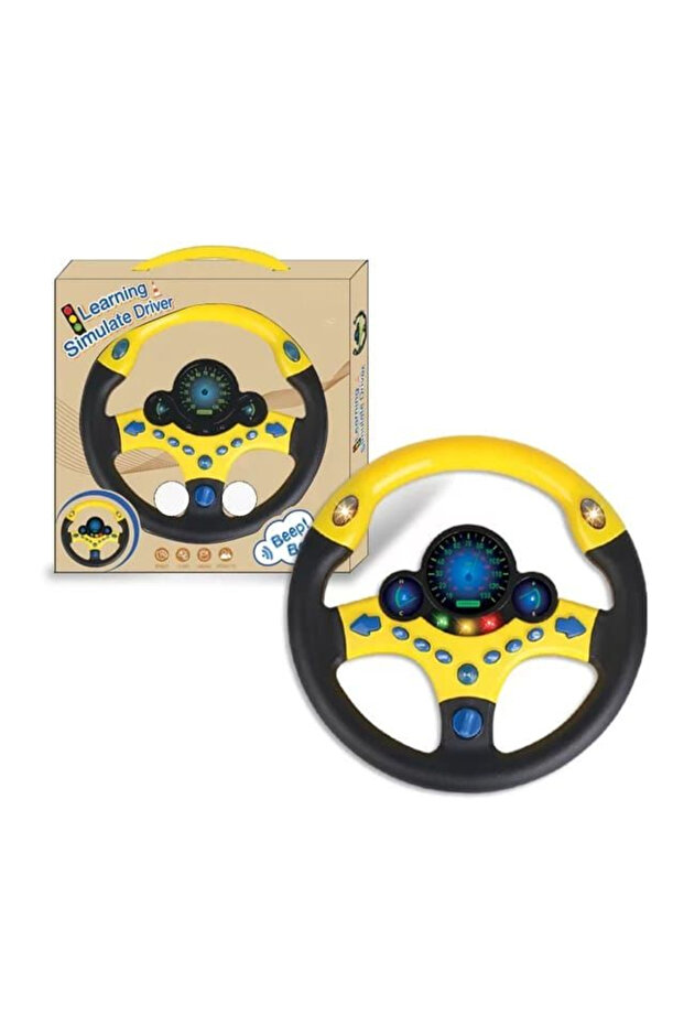 Volan multifuncțional Interactiv, 1192E galben - 2
