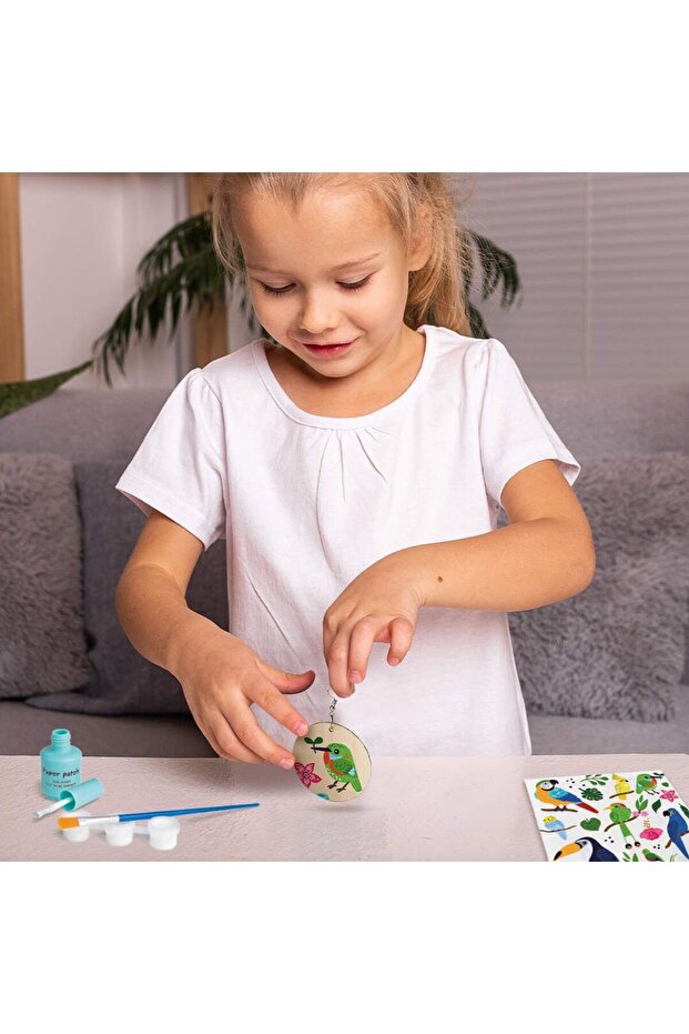 SET CREATIV "PAPER PATCH" CERCEI DIN LEMN - 3