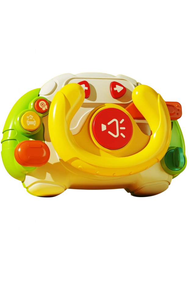 Interactive steering wheel for babies, console type - 2