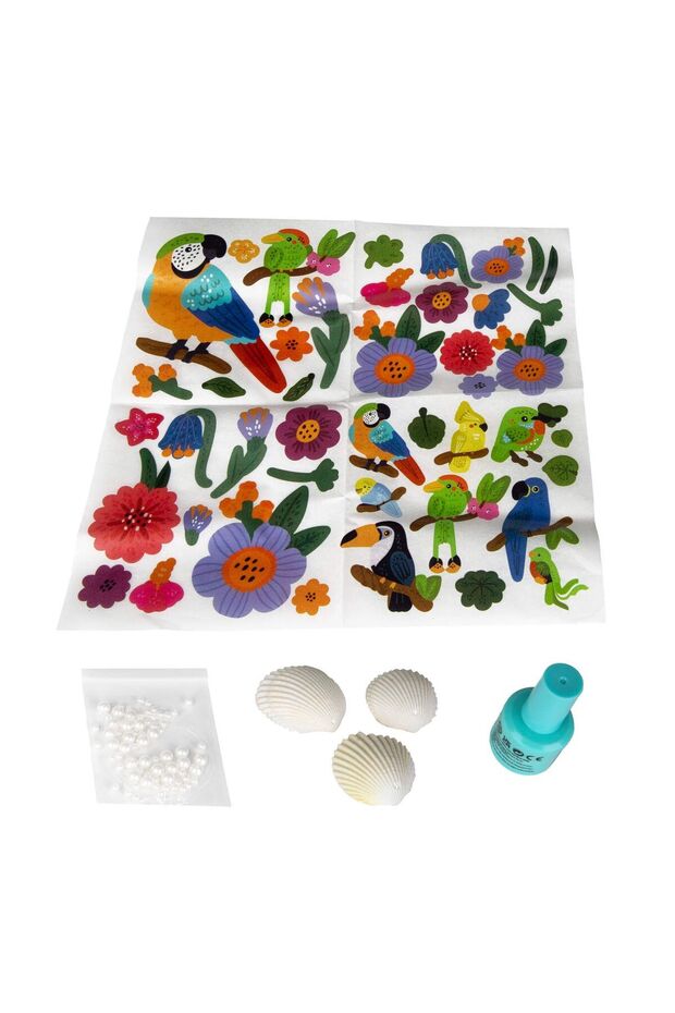 CREATIVE SET "PAPER PATCH" SHELL JEWELRY - 2