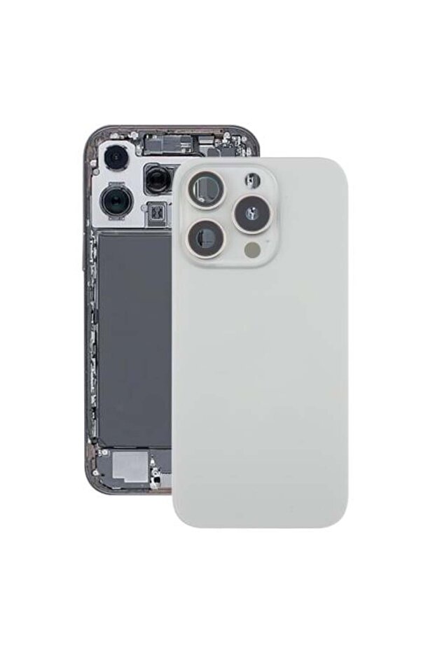 غطاء بطارية زجاجي خلفي لهاتف iPhone 16 Pro Max