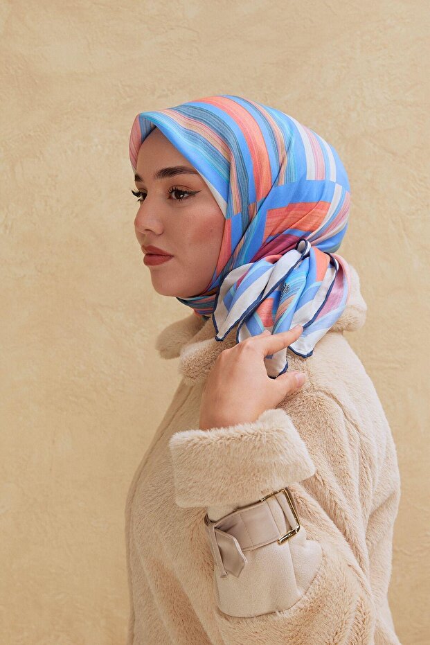 Organic Cotton Silk Scarf 79011-02