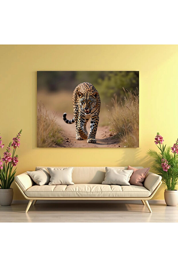 Tablou - Leopard pe potecă - 1