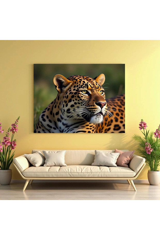 Tablou - Leopard atent - 1