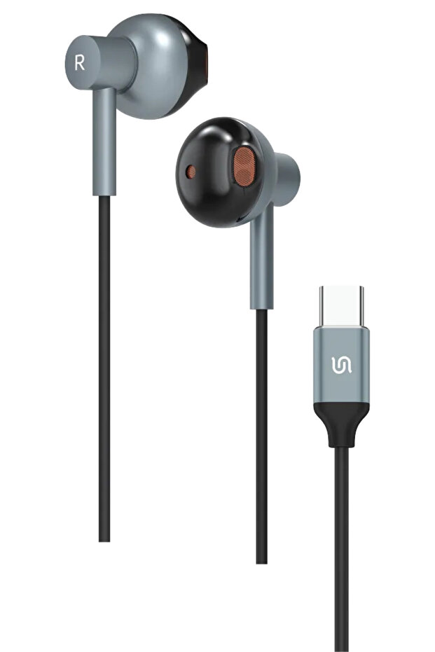 Soundtec Magnetic Hifi Wired Earphone - Black