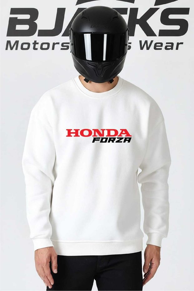 Honda Forza Urban Comfort Sweatshirt - Premium Motorsports Design Reflecting City Riding Style