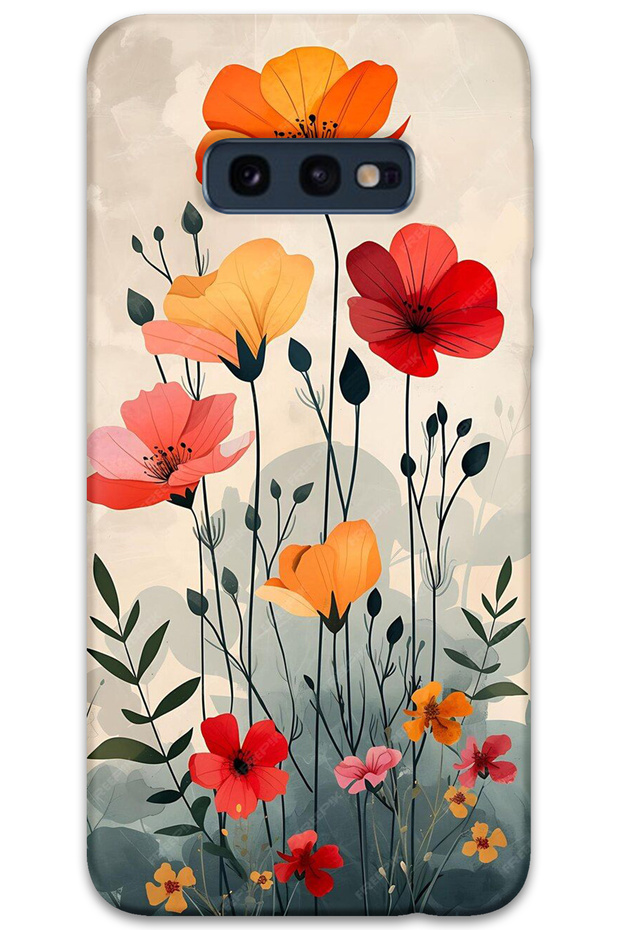 Samsung Galaxy S10E Case Hd Pattern Printed Back Cover - Tulip