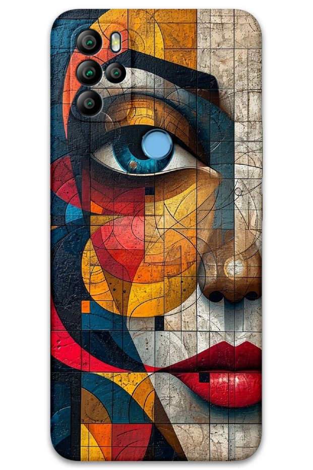 غطاء خلفي من جينرال موبايل GM 21 Pro Case HD Pattern مطبوع - وجه فني