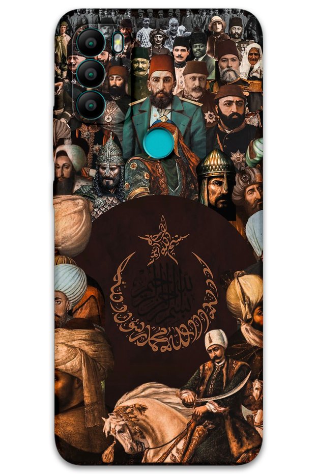 General Mobile Gm 21 Plus Case Hd Pattern Printed Back Cover - Ottoman Dynasty
