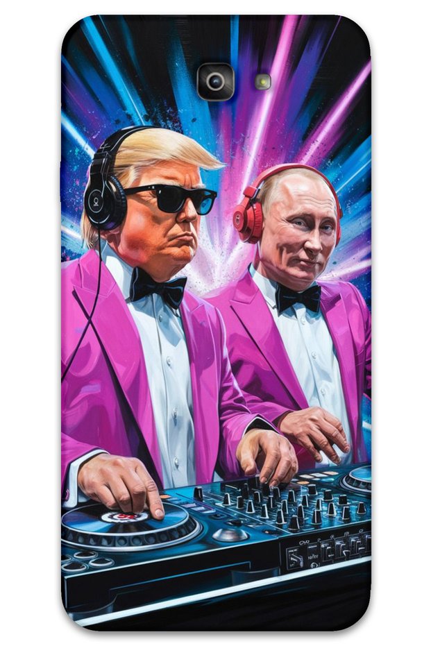 Samsung Galaxy J7 Prime Case Hd Pattern Printed Back Cover - Dj Trump Putin