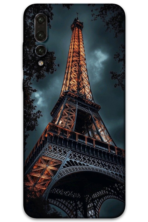 Huawei P20 Pro Case Hd Pattern Printed Back Cover - Eiffel Tower