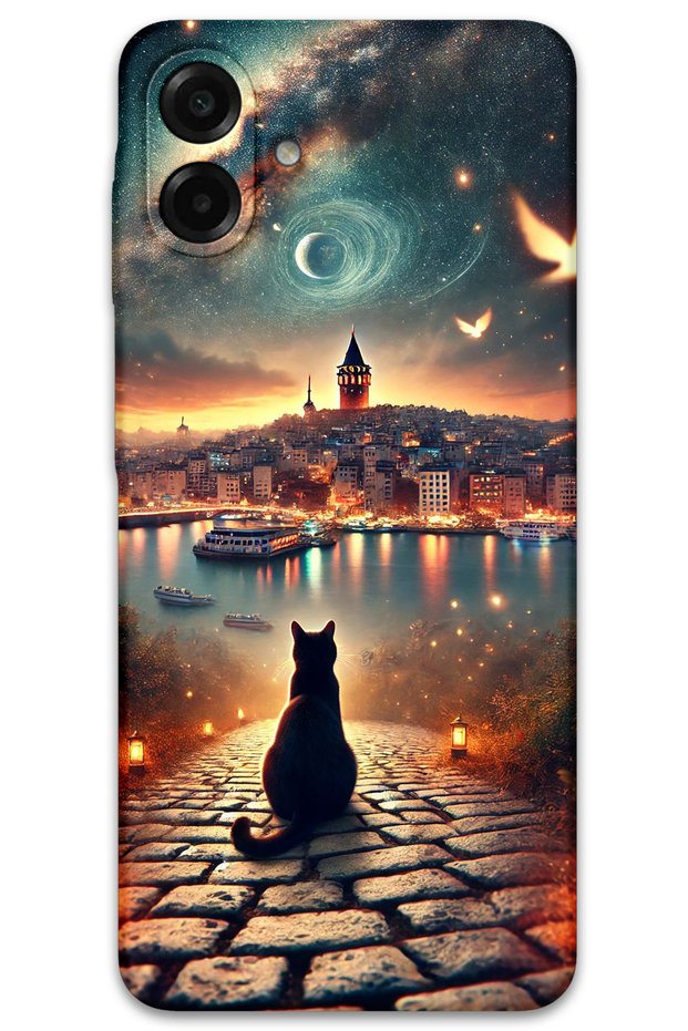 Samsung Galaxy A07 Case Hd Pattern Printed Back Cover - Cat Galata