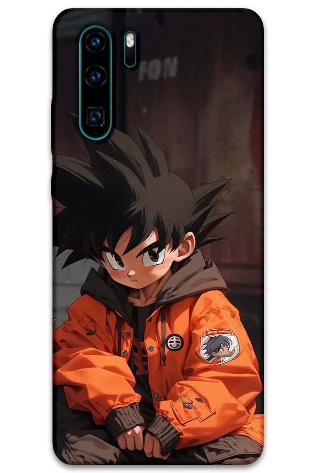 Huawei P30 Pro Case Hd Pattern Printed Back Cover - Goku