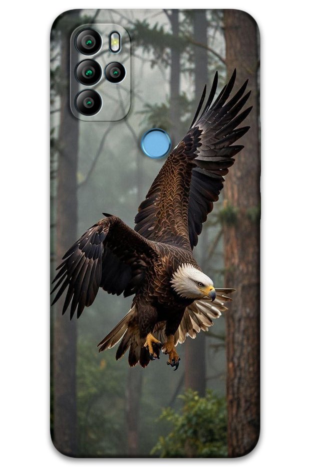 General Mobile Gm 21 Pro Case Hd Pattern Printed Back Cover - Eagle