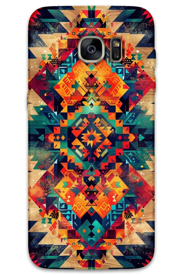 Samsung Galaxy S7 Edge Case Hd Pattern Printed Back Cover - Motif 1