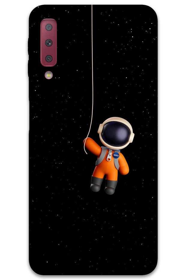 Samsung Galaxy A7 2018 Case Hd Pattern Printed Back Cover - Astronaut