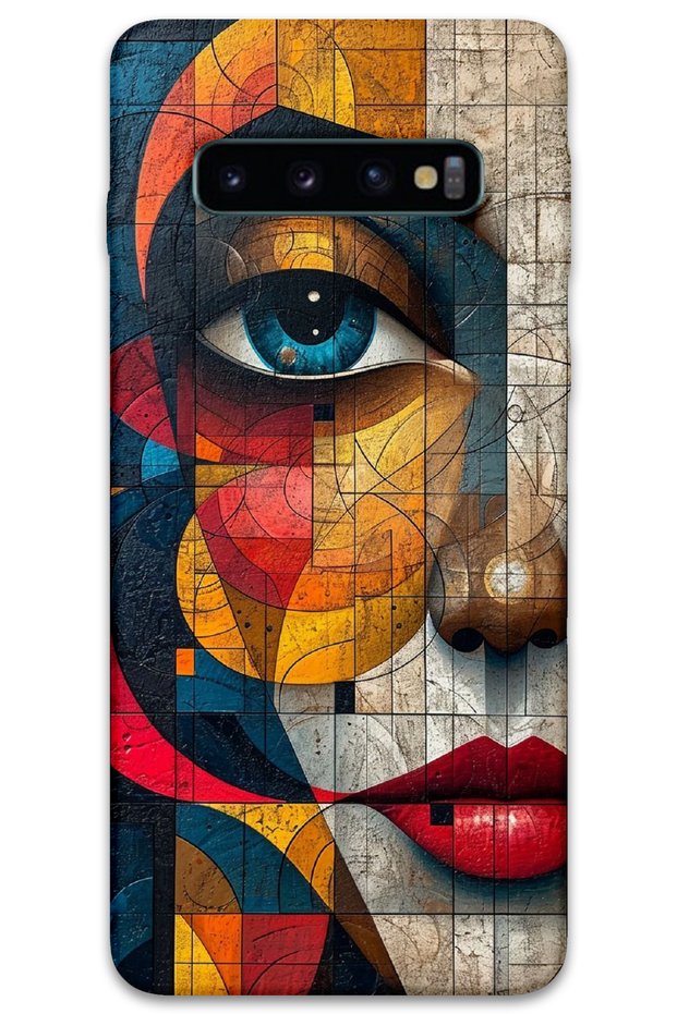 Samsung Galaxy S10 Case Hd Pattern Printed Back Cover - Art Face