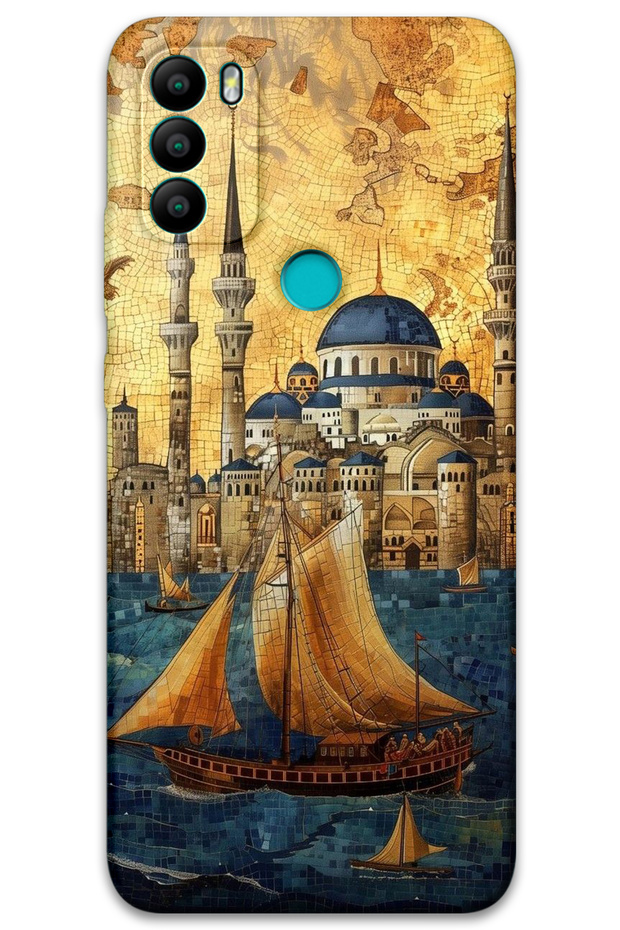 General Mobile Gm 21 Plus Case Hd Pattern Printed Back Cover - Sailboat Sulemaniyeh