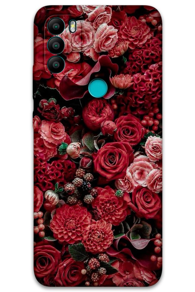 General Mobile Gm 21 Plus Case Hd Pattern Printed Back Cover - Roses