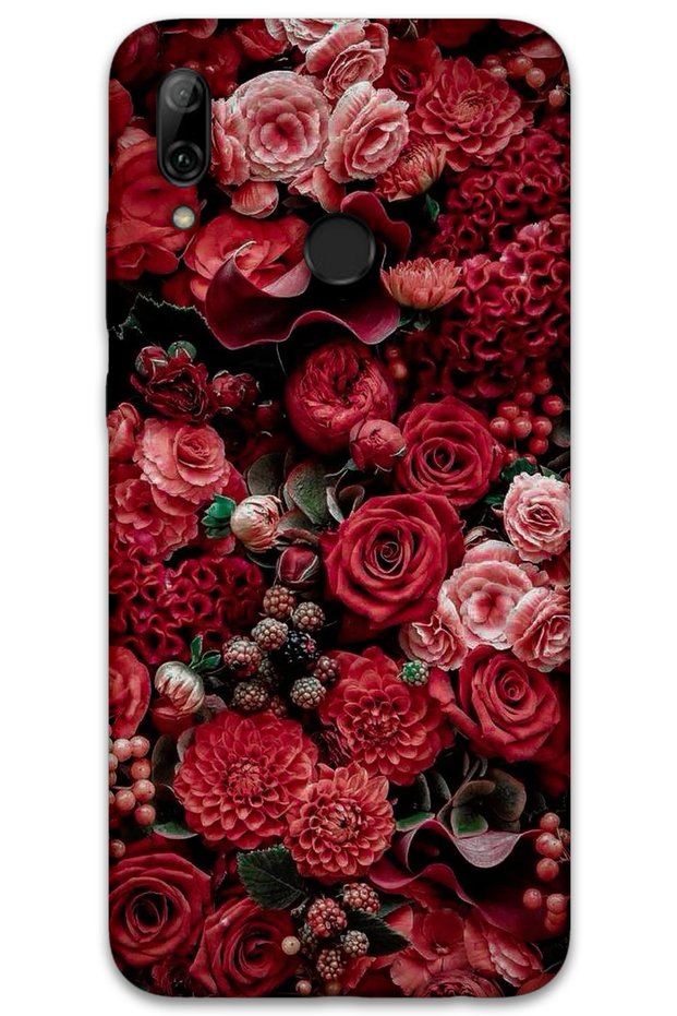 Huawei P Smart 2019 Case Hd Pattern Printed Back Cover - Roses