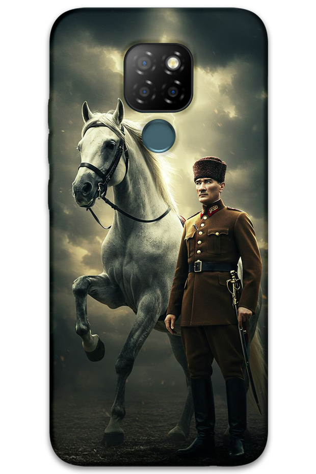 General Mobile Gm 20 Case Hd Pattern Printed Back Cover - Ataturk Lightning