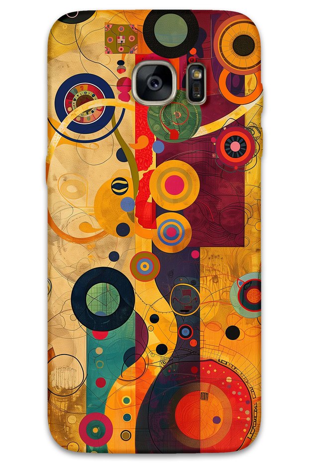 Samsung Galaxy S7 Edge Case Hd Pattern Printed Back Cover - Artistic