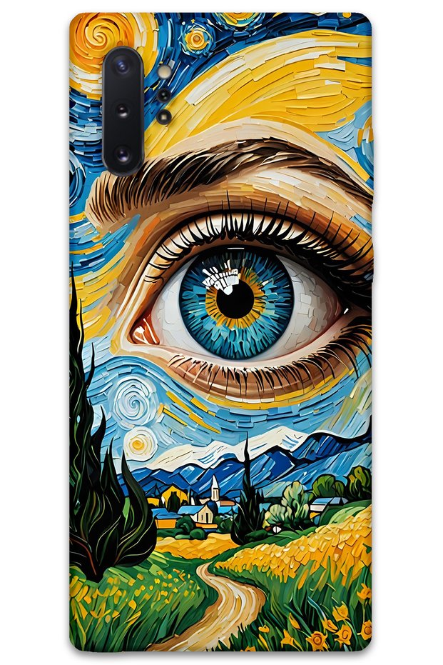 Samsung Galaxy Note 10 Plus Case Hd Pattern Printed Back Cover - Art Eye
