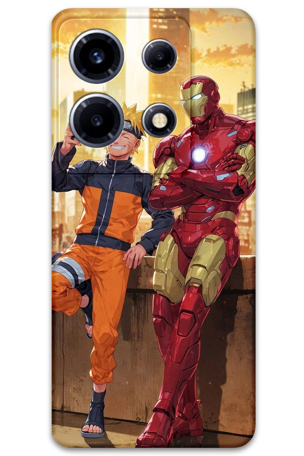 Infinix Note 30 Vip Case Hd Pattern B Printed Back Cover - Iron Man