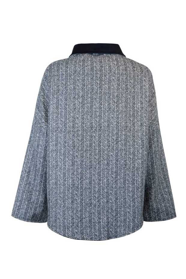 Çift Taraflı Oversize Ceket - 4