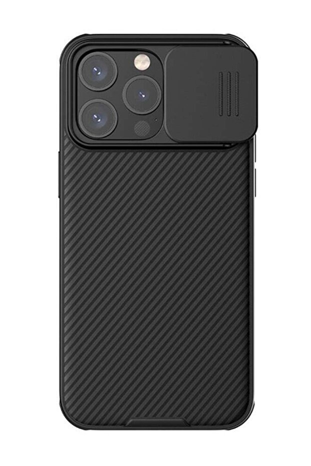 iPhone 15 Pro Max Slide Camera 360° Full Body Protective Case (Black)